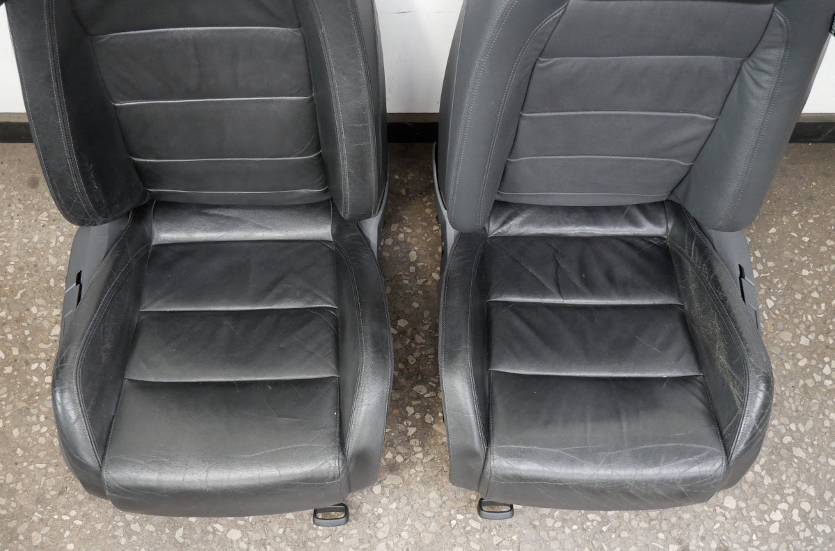 R32 Leather Sport Bucket Seat Set 06-10 VW Jetta GTI MK5 Front & Rear - Genuine