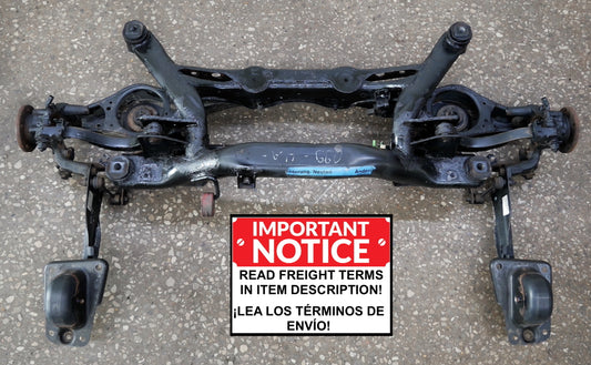 IRS Independent Rear Suspension Sub Frame 2008 VW Golf R32 Audi A3 8P AWD