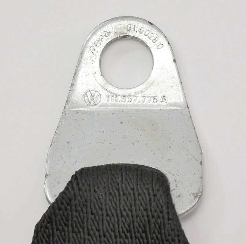 Rear Seat Lap Belt Seatbelt 68-77 VW Beetle Bug Aircooled - OEM - 111 857 709 C