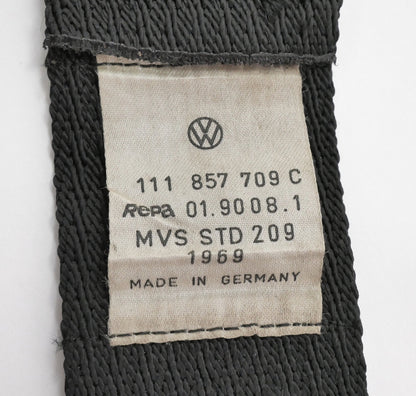Rear Seat Lap Belt Seatbelt 68-77 VW Beetle Bug Aircooled - OEM - 111 857 709 C
