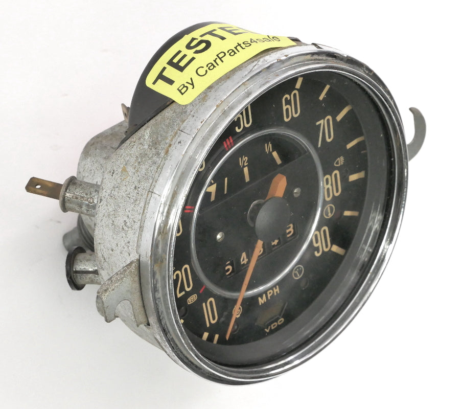 71-72 VW Beetle Bug Speedometer Gauge Cluster Vintage Aircooled 113 957 023 E