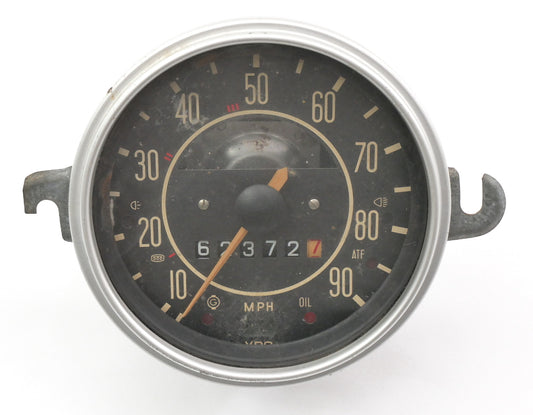 71-72 VW Beetle Bug Speedometer Gauge Cluster Vintage Aircooled . 113 957 023 E