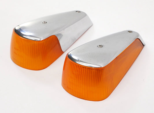 Hella Fender Signal Light Lens Set 70-79 VW Super & Beetle Aircooled - Genuine