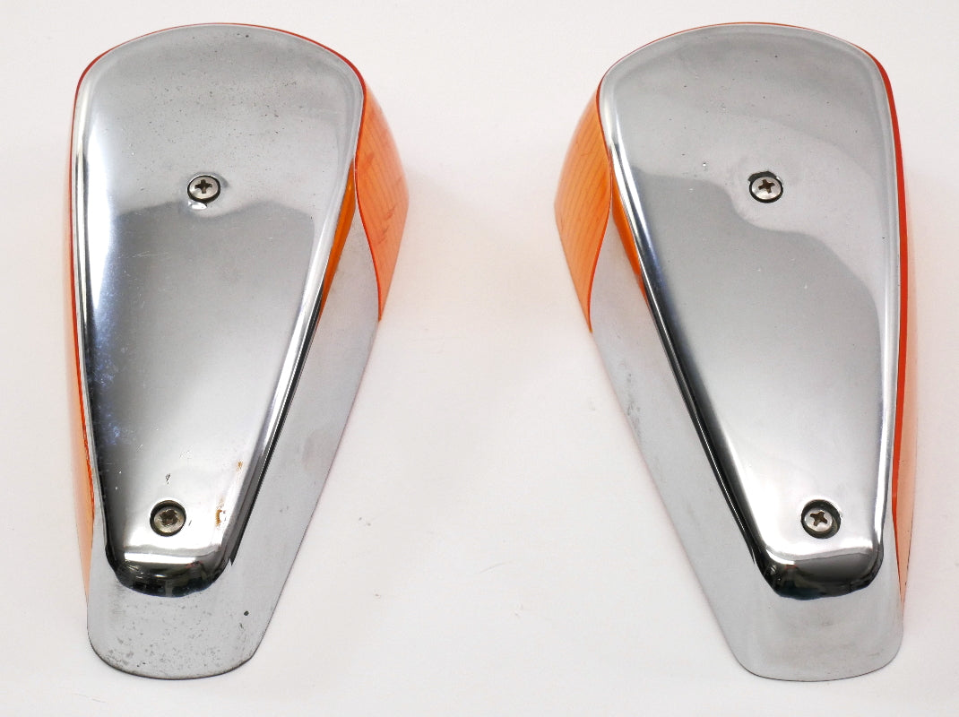 Hella Fender Signal Light Lens Set 70-79 VW Super & Beetle Aircooled - Genuine