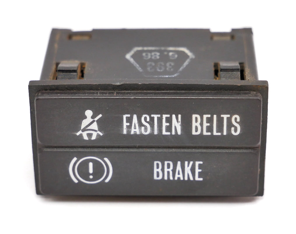 Fasten Seat Belt / Brake Dash Light 85-93 VW Cabriolet Rabbit OEM - 113 919 232