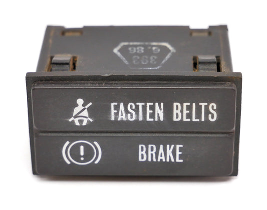 Fasten Seat Belt / Brake Dash Light 85-93 VW Cabriolet Rabbit OEM - 113 919 232