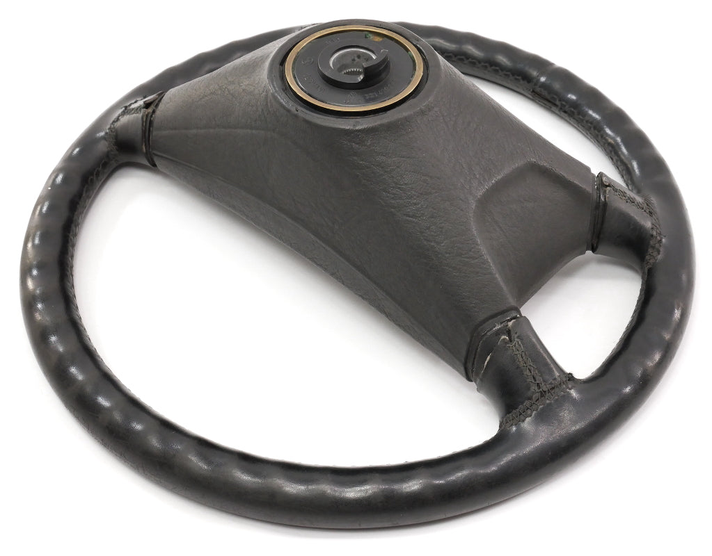 Leather 4 Spoke Sport Steering Wheel VW Rabbit Golf GTI Cabriolet MK1 MK2 - OEM