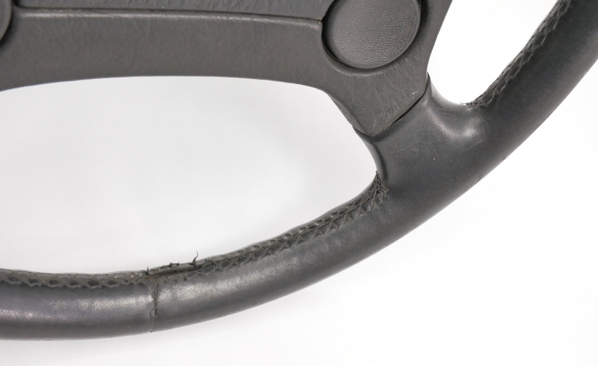 Leather 4 Spoke Sport Steering Wheel VW Rabbit Golf GTI Cabriolet MK1 MK2 - OEM