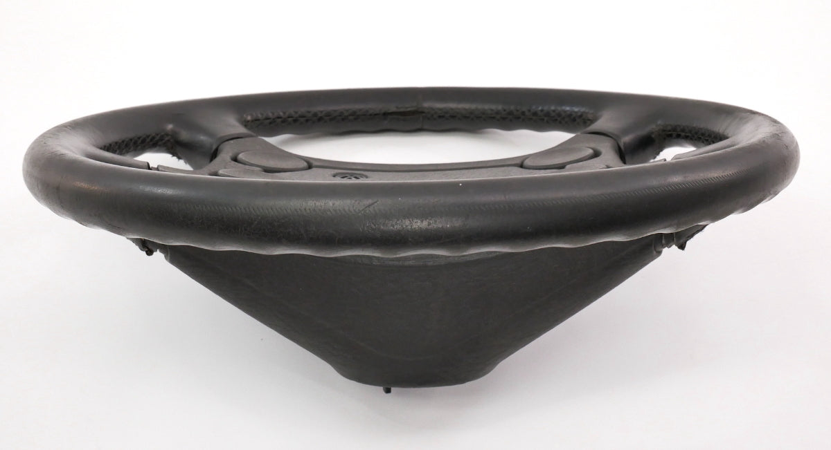 Leather 4 Spoke Sport Steering Wheel VW Rabbit Golf GTI Cabriolet MK1 MK2 - OEM