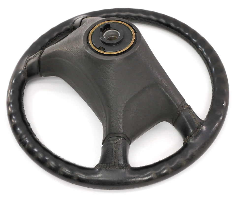 Leather 4 Spoke Sport Steering Wheel VW Rabbit Golf GTI Cabriolet MK1 MK2 - OEM