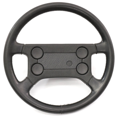 Leather 4 Spoke Sport Steering Wheel VW Rabbit Golf GTI Cabriolet MK1 MK2 - OEM