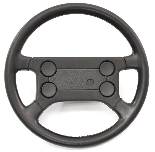 Leather 4 Spoke Sport Steering Wheel VW Rabbit Golf GTI Cabriolet MK1 MK2 - OEM