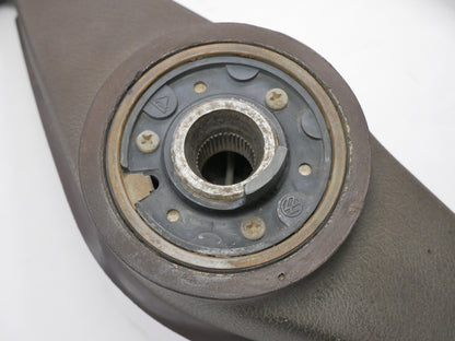 Early Wolfsburg Steering Wheel 75-84 VW Rabbit Jetta GTI Pickup MK1 MK2 - Brown