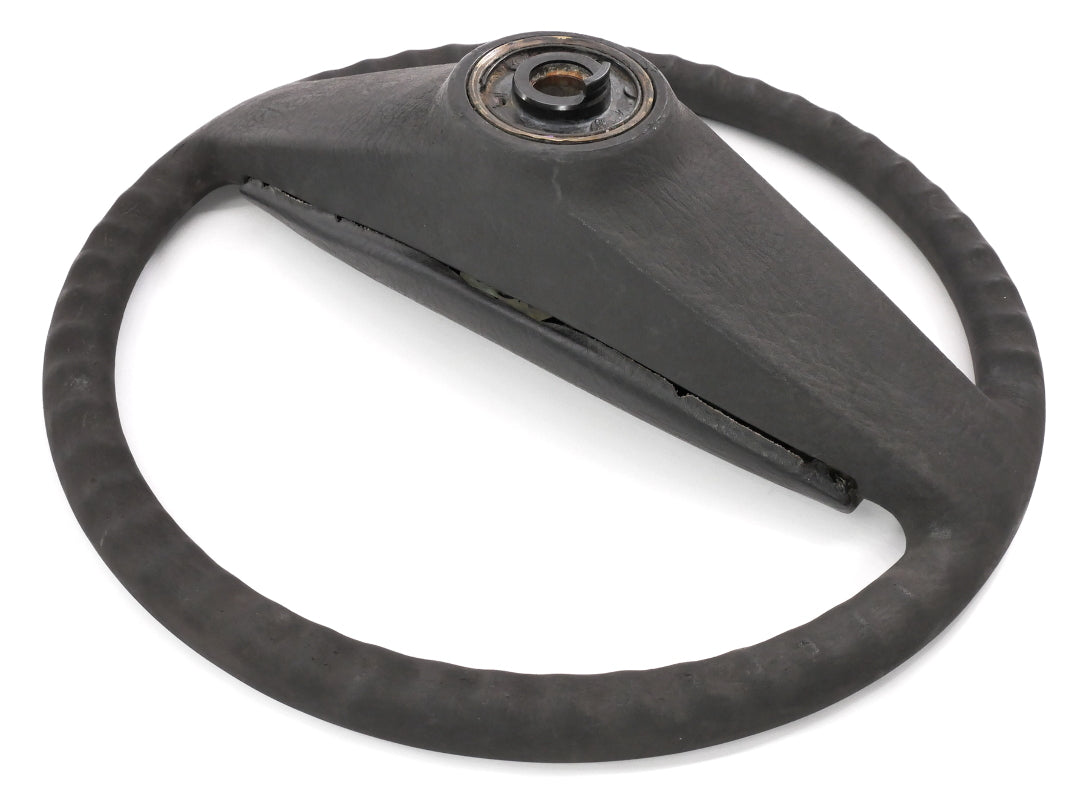 Steering Wheel 80-91 VW Vanagon T3 Stock Factory OE Black W/ Horn Pad - Genuine
