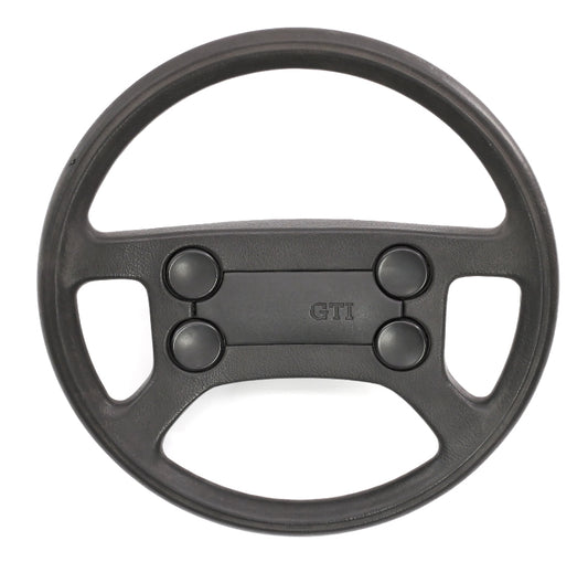4 Spoke Sport Steering Wheel 83-84 VW Rabbit GTI MK1 - Genuine - 171 419 091 J