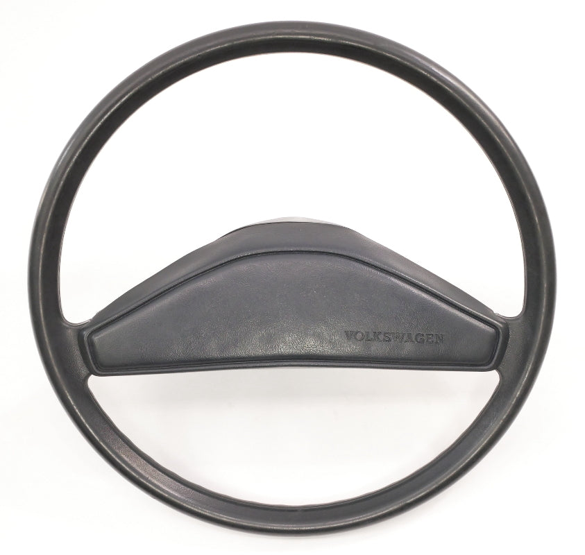Steering Wheel 81-84 VW Rabbit & Pickup Jetta MK1 A1 Blue - Genuine