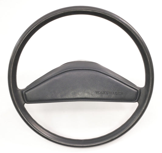 Steering Wheel 81-84 VW Rabbit & Pickup Jetta MK1 A1 Blue - Genuine