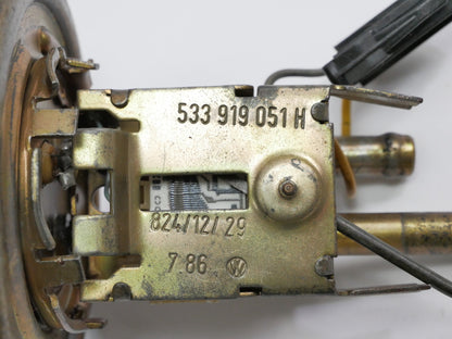 Fuel Gauge Level Sending Sender Unit 85-93 VW Cabriolet Genuine - 533 919 051 H