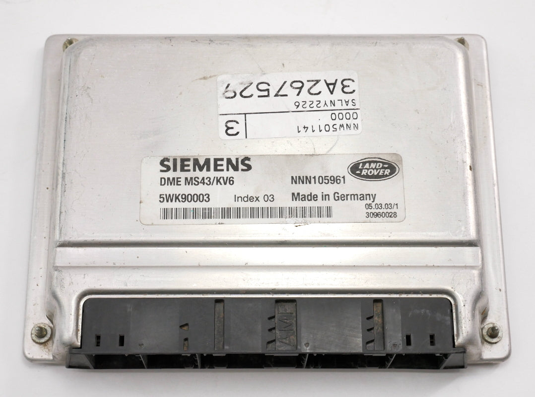 ECU ECM Engine Computer Module 02-05 Land Rover Freelander - 5WK90003