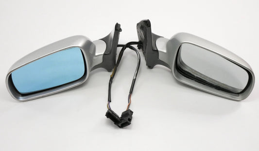 Set Side View Door Exterior Mirrors 99-05 VW Jetta Golf GTI MK4 Silver