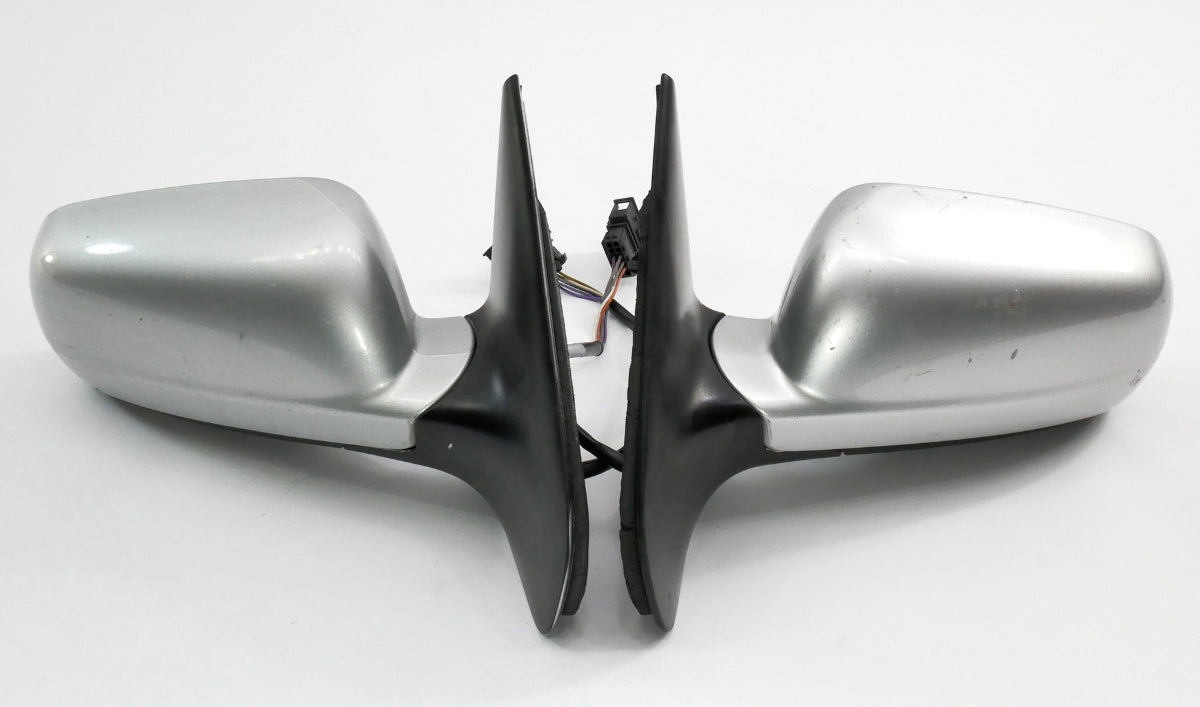 Set Side View Door Exterior Mirrors 99-05 VW Jetta Golf GTI MK4 Silver