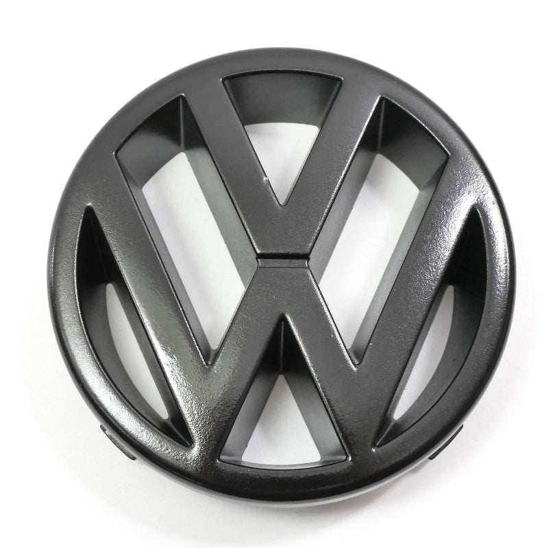 Black VW Grill Grille Emblem Badge 88-99 Jetta Golf MK2 MK3 OEM - 191 853 601 H