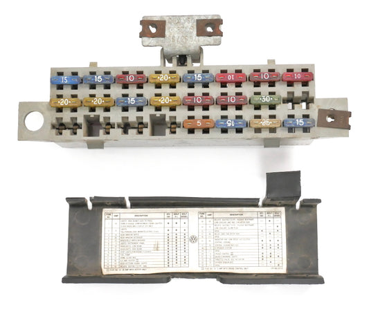 Fuse Box Panel Fusebox 85-87 VW Golf GTI MK2 - Genuine - 176 937 497 A