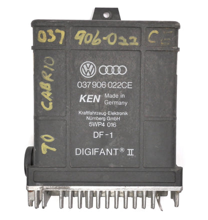 Engine Computer ECU ECM 90-93 VW Cabriolet Digifant II Genuine - 037 906 022 CE