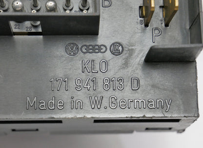 CE1 Fuse Box Panel Relay Block 82-88 VW Scirocco MK2 - Genuine - 171 941 813 D