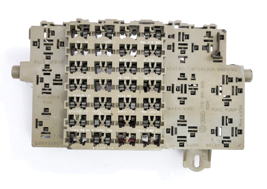 Dash Interior Fuse Box Relay Panel 81-84 VW Rabbit Pickup MK1 OEM - 175 941 813