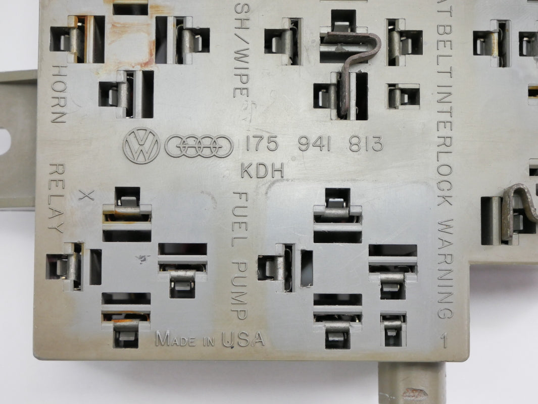 Dash Interior Fuse Box Relay Panel 81-84 VW Rabbit Pickup MK1 OEM 175 941 813