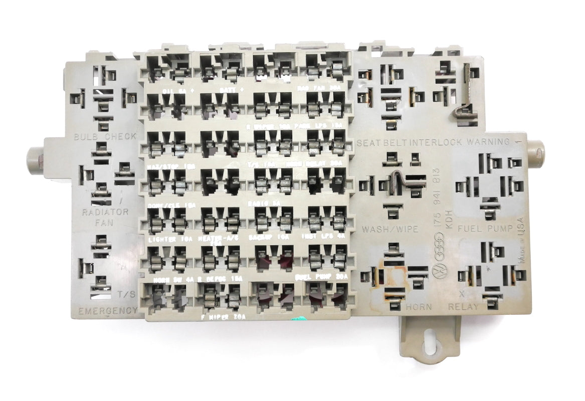 Dash Interior Fuse Box Relay Panel 81-84 VW Rabbit Pickup MK1 OEM 175 941 813