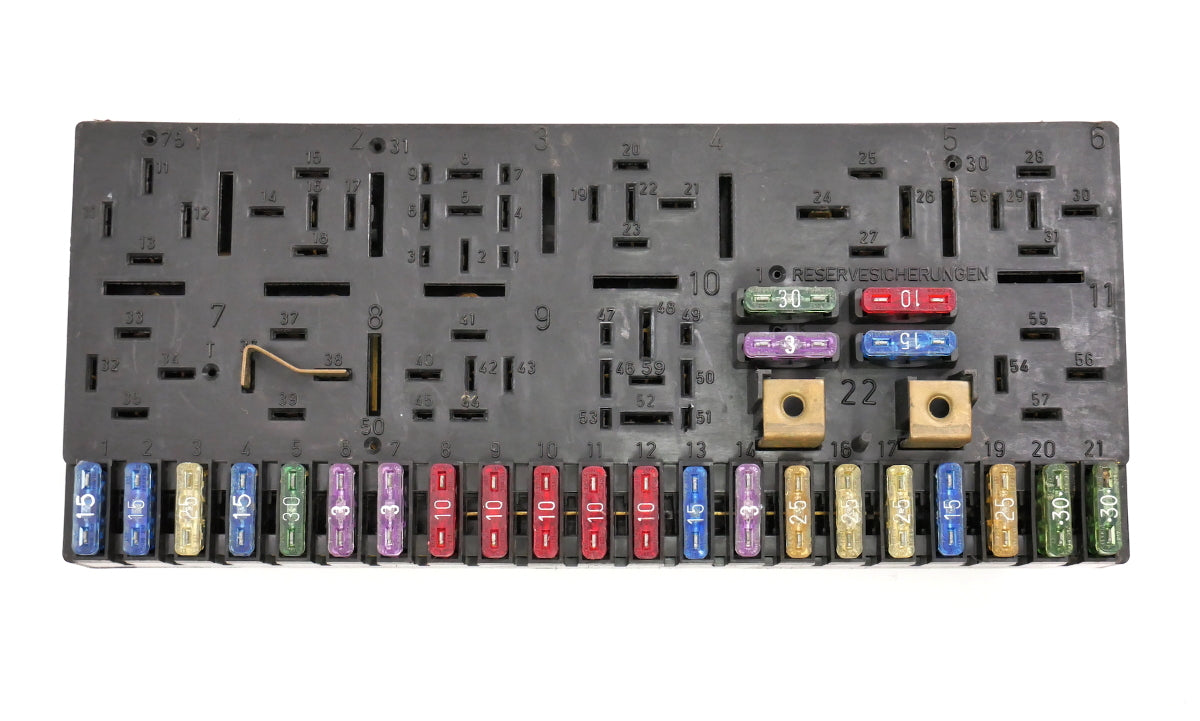 Dash Fuse Relay Box Fusebox 87-93 VW Fox - Genuine - 443 941 822 A