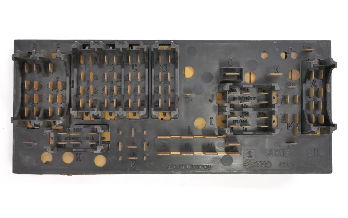 Dash Fuse Relay Box Fusebox 87-93 VW Fox ~ Genuine ~ 443 941 822 A