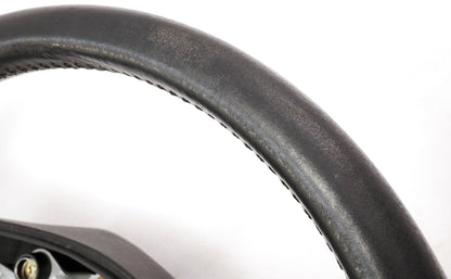 Black Leather 3 Spoke Sport Steering Wheel 99-05 VW Jetta GTI MK4 - Genuine -