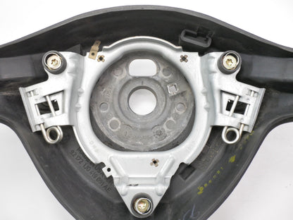 Black Leather 3 Spoke Sport Steering Wheel 99-05 VW Jetta GTI MK4 - Genuine -