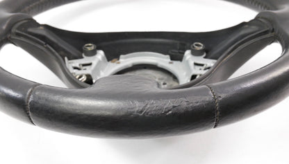 Black Leather 3 Spoke Sport Steering Wheel 99-05 VW Jetta GTI MK4 - Genuine -