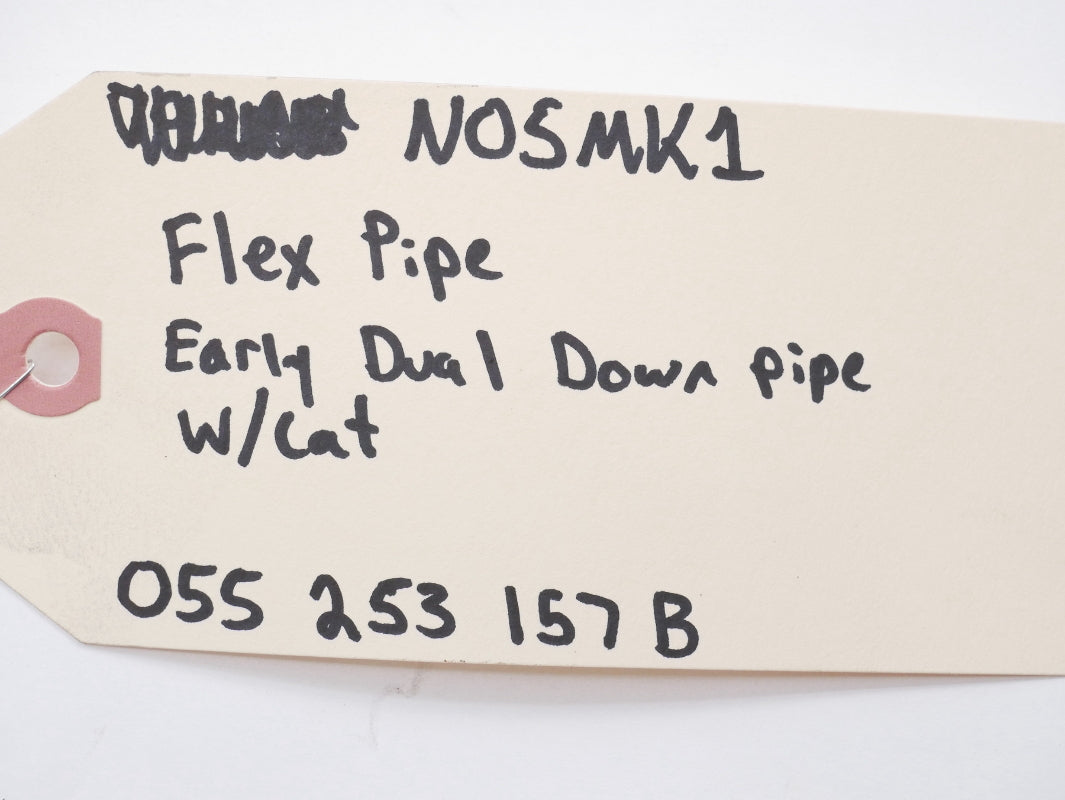 NOS Exhaust Flex Pipe 75-80 VW Rabbit Scirocco Jetta MK1 - 055 253 157 B