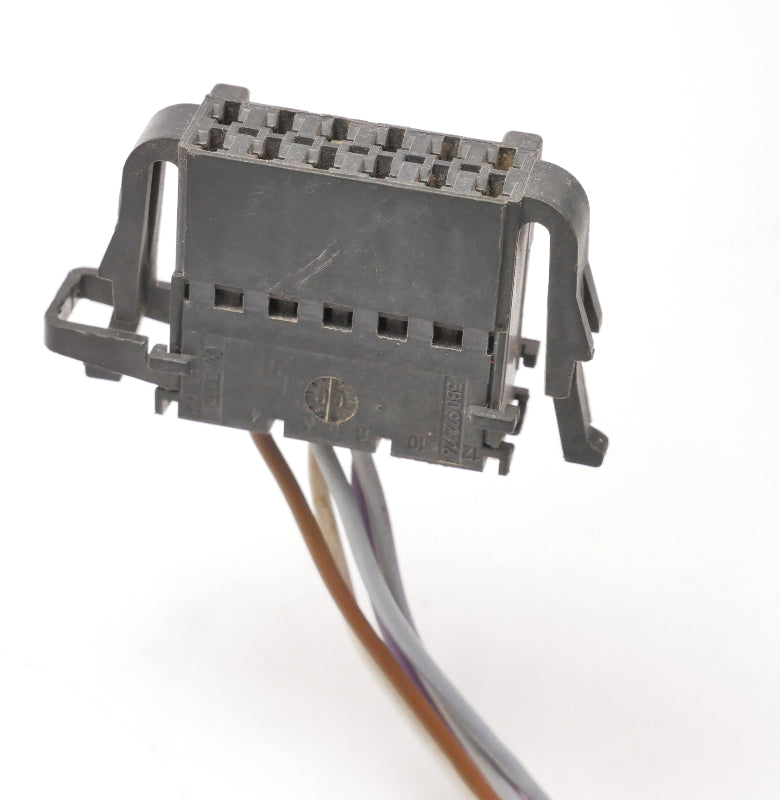 LH Exterior Side View Door Mirror 98-03 VW Passat B5 - Blue - Genuine