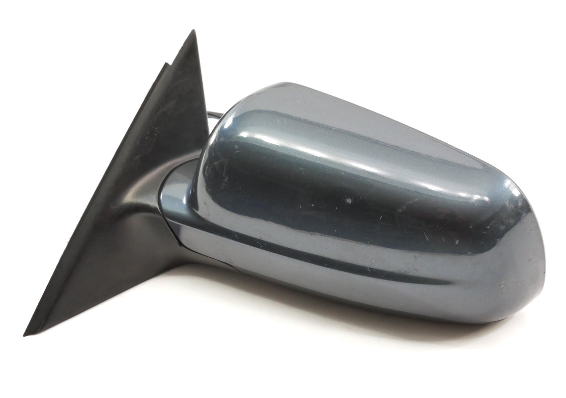 LH Exterior Side View Door Mirror 98-03 VW Passat B5 - Blue - Genuine