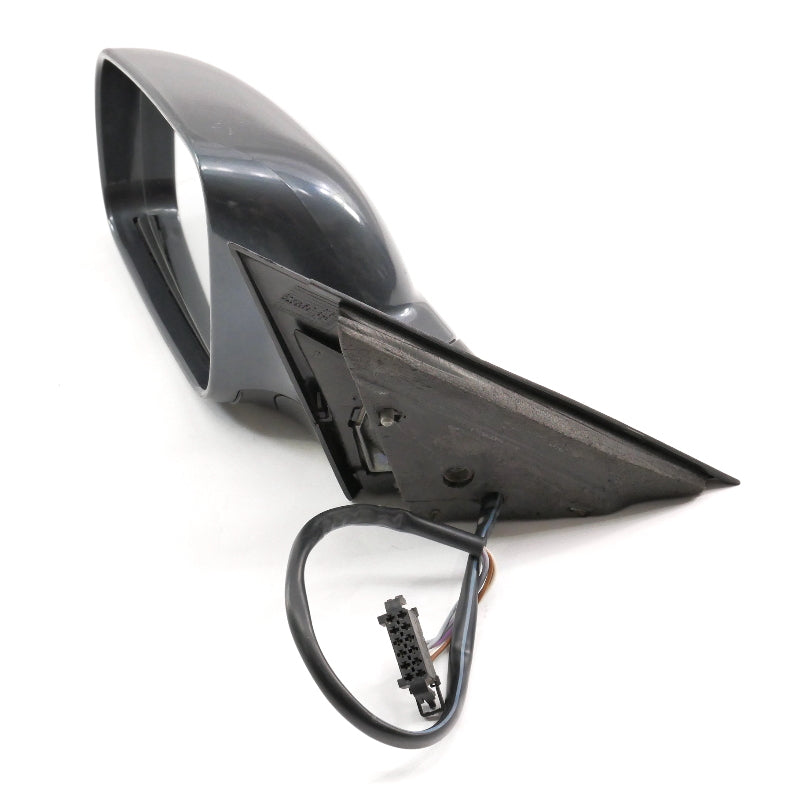 LH Exterior Side View Door Mirror 98-03 VW Passat B5 - Blue - Genuine