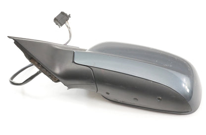 LH Exterior Side View Door Mirror 98-03 VW Passat B5 - Blue - Genuine