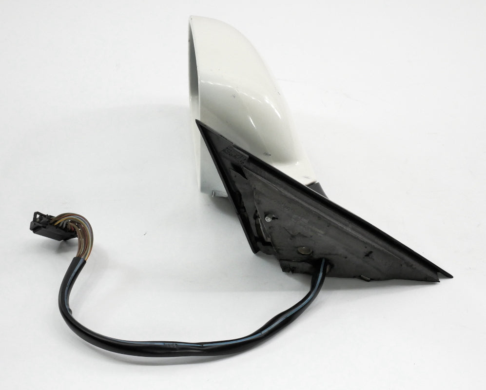 LH Exterior Side View Door Mirror 98-03 VW Passat B5 B5.5 - White - Genuine