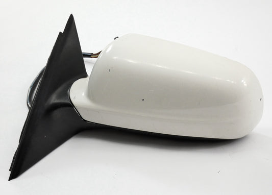 LH Exterior Side View Door Mirror 98-03 VW Passat B5 B5.5 - White - Genuine