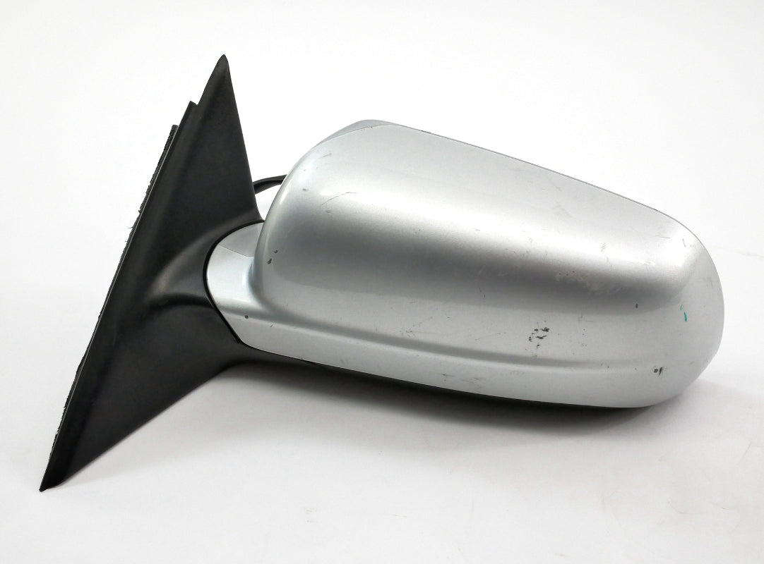 LH Exterior Side View Door Mirror 98-04 VW Passat B5 Genuine - Silver