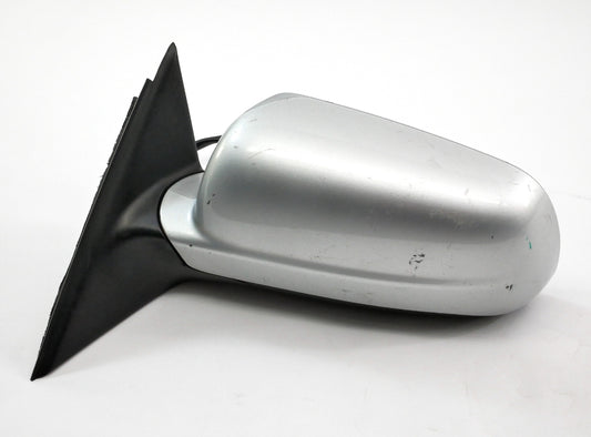 LH Exterior Side View Door Mirror 98-04 VW Passat B5 Genuine - Silver
