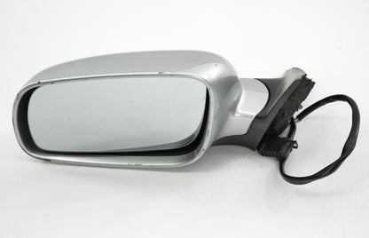 LH Exterior Side View Door Mirror 98-04 VW Passat B5 Genuine - Silver
