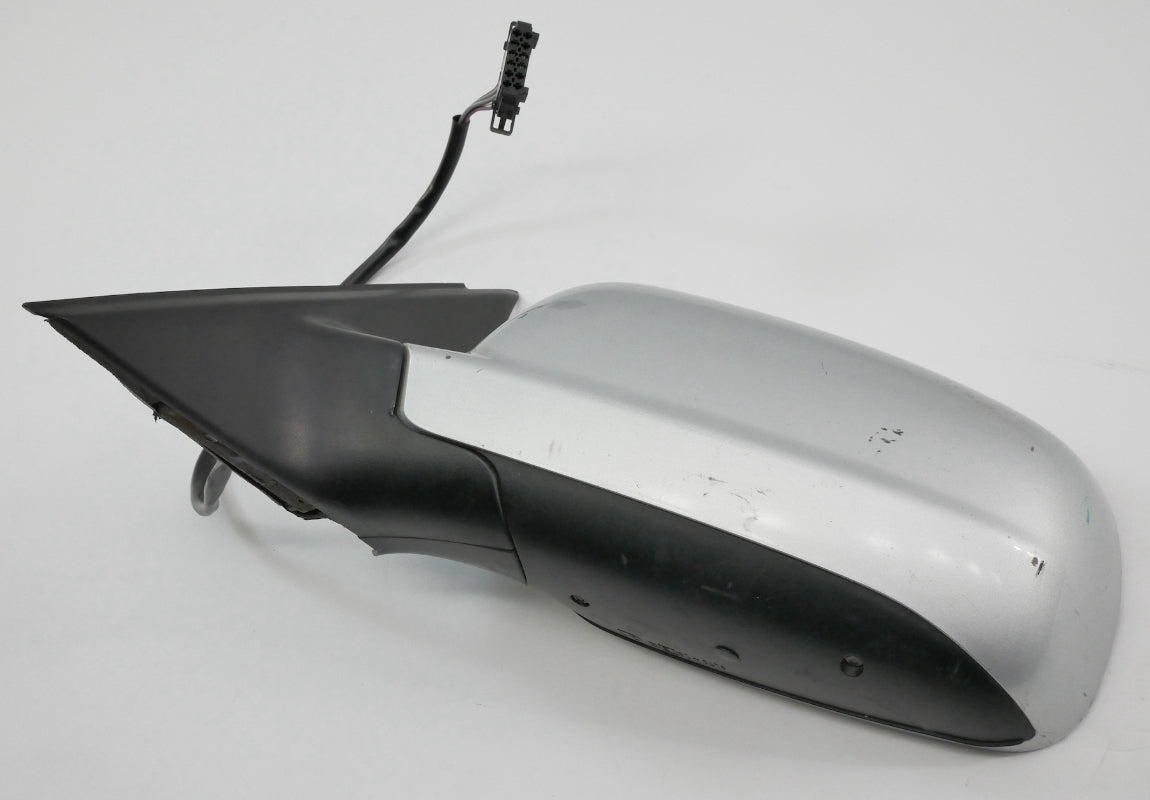 LH Exterior Side View Door Mirror 98-04 VW Passat B5 Genuine - Silver