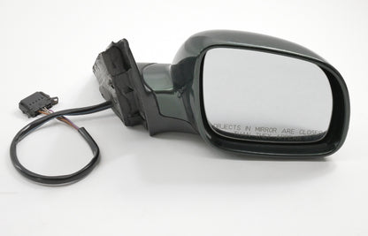 RH Side View Stubby Short Door Mirror 98-03 VW Passat B5 - Green - Genuine