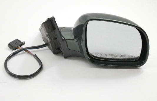 RH Side View Stubby Short Door Mirror 98-03 VW Passat B5 - Green - Genuine